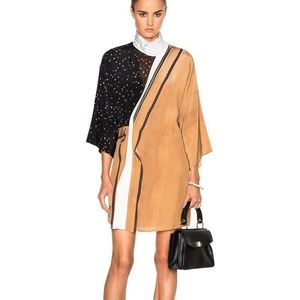 3.1 Phillip Lim Mix Print Kimono Silk Dress